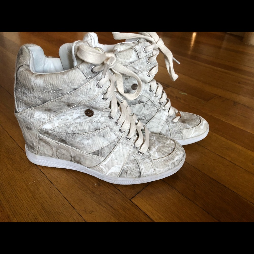 Coach Alara signature Jacquard High-Top Sneakers